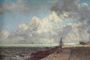 John Constable Hanwich Lightouse oil on canvas